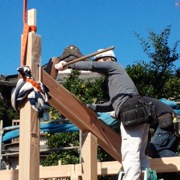 天理教 緑分教会神殿新築工事